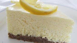 Lemon Cheesecake No Bake  One Pot Chef [upl. by Desta]