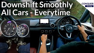 Easiest Way to Downshift Smoothly  Works in Every Manual Car [upl. by Uzziel975]