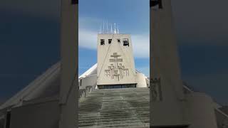 Liverpool Metropolitan Cathedral bells ringing 28th August 2022 shorts liverpool bells fyp [upl. by Oilcareh]