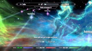 Skyrim How to get INVISIBILITY Unique Spells 4  Expert Illusion Spell [upl. by Oicanata689]