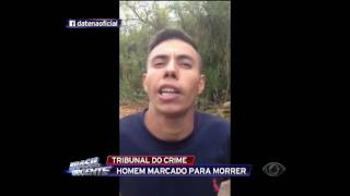 HOMEM ESCAPA DO TRIBUNAL DO CRIME  BRASIL URGENTE [upl. by Akiemahs]