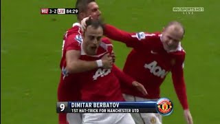 Manchester United 32 Liverpool All Goals amp Extended Highlights  Berbatov First Hattrick 2010 [upl. by Remliw]