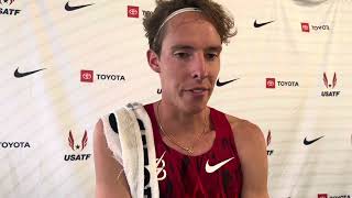 Cooper Teare Shares Training And Racing Thoughts After 5000m USATF Outdoor Championships [upl. by Corbie]