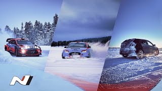 Hyundai N  The Evolution of N  Winter Test [upl. by Anirdnaxela809]