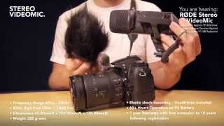 RØDE Stereo VideoMic DSLR Mic Demo [upl. by Jeniffer552]