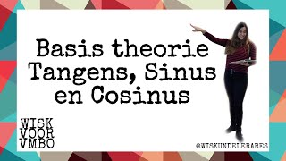 Basis theorie tangens sinus cosinus SOS CAS TOA  WISKUNDE VMBO [upl. by Nunes]