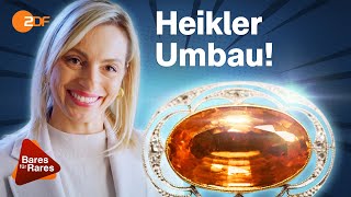 Seltener Schmuckstein Lisa wagt eine riskante Umgestaltung vom Anhänger zum Ring  Bares für Rares [upl. by Ursuline]