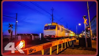 Night Walking Tour by The Citys Bridge in Jönköping Sweden  4K [upl. by Akilam]