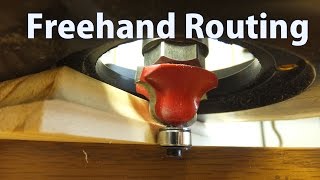 How to Use a Router Freehand  Beginners 11  woodworkweb [upl. by Jeraldine]