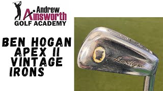 Vintage Ben Hogan Apex II Irons [upl. by Dorita862]