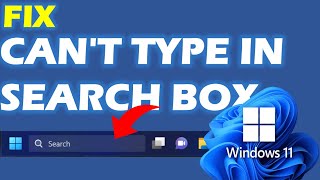 Windows 11 Search Box NOT Working Fix It FAST [upl. by Nelrsa339]