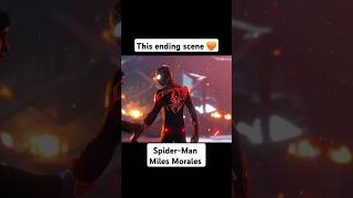 Spiderman Miles Morales ending scene marvel spidermanmilesmorales ps4 [upl. by Tyrone]