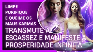 🔮 ORAÇÃO DE CONEXÃO COM O EU SOU  INVOCAÇÃO DA CHAMA VIOLETA PARA A QUEIMA DOS MAUS KARMAS 🔮 [upl. by Cumings]