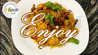 Low Calorie amp Healthy Chicken biryani [upl. by Warton]