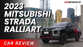 2023 Mitsubishi Strada RALLIART 4x2 Review  ZigwheelsPh [upl. by Nennahs105]