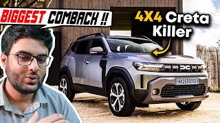 2024 Renault Duster is the Ultimate 4x4 SUV comeback to kill Creta  Official Launch Details [upl. by Otilia336]