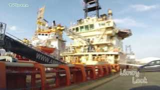 Rotterdam Lekhaven Toisa Voyager multi purpose offshore vessel [upl. by Aicened]