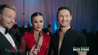 Arina Sokolova amp Sasha Porozov at Winter Open Dancesport Championships [upl. by Yhtir249]