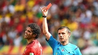 Pepe Headbutts Thomas Muller Earns Red Card [upl. by Giverin]