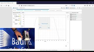 Baumer OXM Profile sensor application demo  Cap Inspection [upl. by Bocoj]