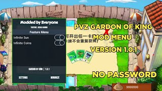 PVZ Gardon Of King Mod Menu Version 101  No Password  No Key [upl. by Utimer]