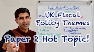 UK Fiscal Policy Themes  HOT TOPIC for Paper 2 Must Watch 🔥 [upl. by Garling]