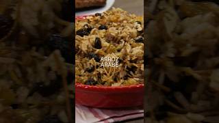 Arroz árabe el infaltable en tu cena navideña 🌲😎 receta recetafacil navidad [upl. by Kirad]