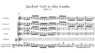 JS Bach  Cantata Jauchzet Gott in allen Landen BWV 51 [upl. by Phillip]