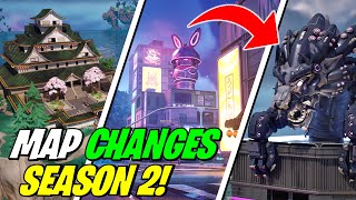 Fortnite SEASON 2 SECRET MAP CHANGES  Week 0  v2400 [upl. by Colon]