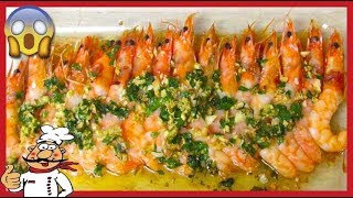 Receta RÁPIDA de LANGOSTINOS al HORNO con MANTEQUILLA de AJO [upl. by Zohara907]