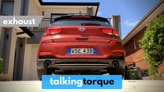 Hyundai i30 N Line Exhaust Sound ECO vs NORMAL vs SPORT [upl. by Segalman]