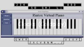 Coldplay  Clocks  Virtual Piano [upl. by Dodge]