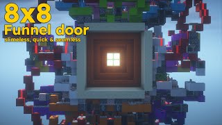 8x8 funnelvault piston door slimeless and seamless MC 120 [upl. by Bora]