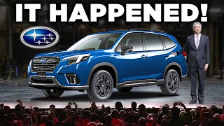 Subaru CEO Reveals ALL NEW 2024 Subaru Forester And You Wont Believe What Happened [upl. by Vaas]