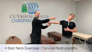 4 Best Neck Exercises  Cervical Radiculopathy  Nerve Flossing [upl. by Danila]