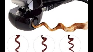 Live Product Review Automatic Hair Curling Curler Ceramic Roller Wave Machine Styler [upl. by Hardej]