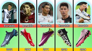 👟 Cristiano Ronaldo’s Football Boots 20022024 ⚽👑 [upl. by Plafker]