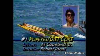 1988 Key West World Offshore Powerboat Championships [upl. by Nimzzaj]