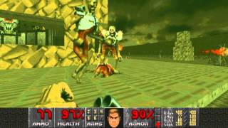 Lets Play Doom 2 The Master Levels  Mephistos Maosoleum mephistowad PSN Map15 [upl. by Emmalynne]