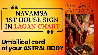 NAVAMSA 1ST HOUSE SIGN IN LAGAN CHART  Precise Impact of MARRIAGE [upl. by Brigitte891]