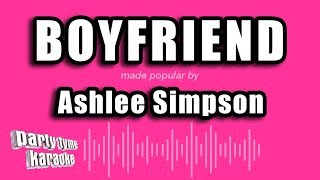 Ashlee Simpson  Boyfriend Karaoke Version [upl. by Wilmette]