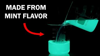 Turning mint flavor into a glowing liquid [upl. by Camey]