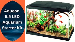 Aqueon 55 LED Aquarium Starter Kit Review [upl. by Enaoj917]