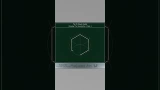 How to Draw a Cube  Regular Hexahedron  shorts sacredgeometry [upl. by Cioban]