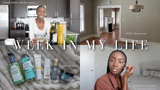 week in my life  new skincare easy 10 minute makeup 1930s house tour lemon butter chicken pasta [upl. by Ulyram272]