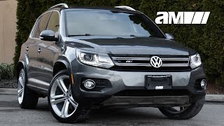 2014 Volkswagen Tiguan Highline 4Motion RLine Sport Features and Walkaround  1718 [upl. by Farr]