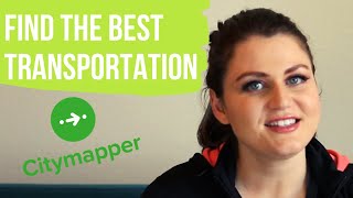 citymapper  public transportation tips for budget travel [upl. by Ruperta]