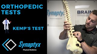 KEMP’S TEST Orthopedic Test for Low Back Pain [upl. by Kazim303]