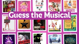 Guess the Musical Broadway Favourites Part 2 [upl. by Yxel]