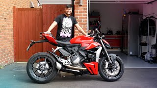 Ducati Streetfighter V2 Review amp Walkaround  2022 [upl. by Lais79]